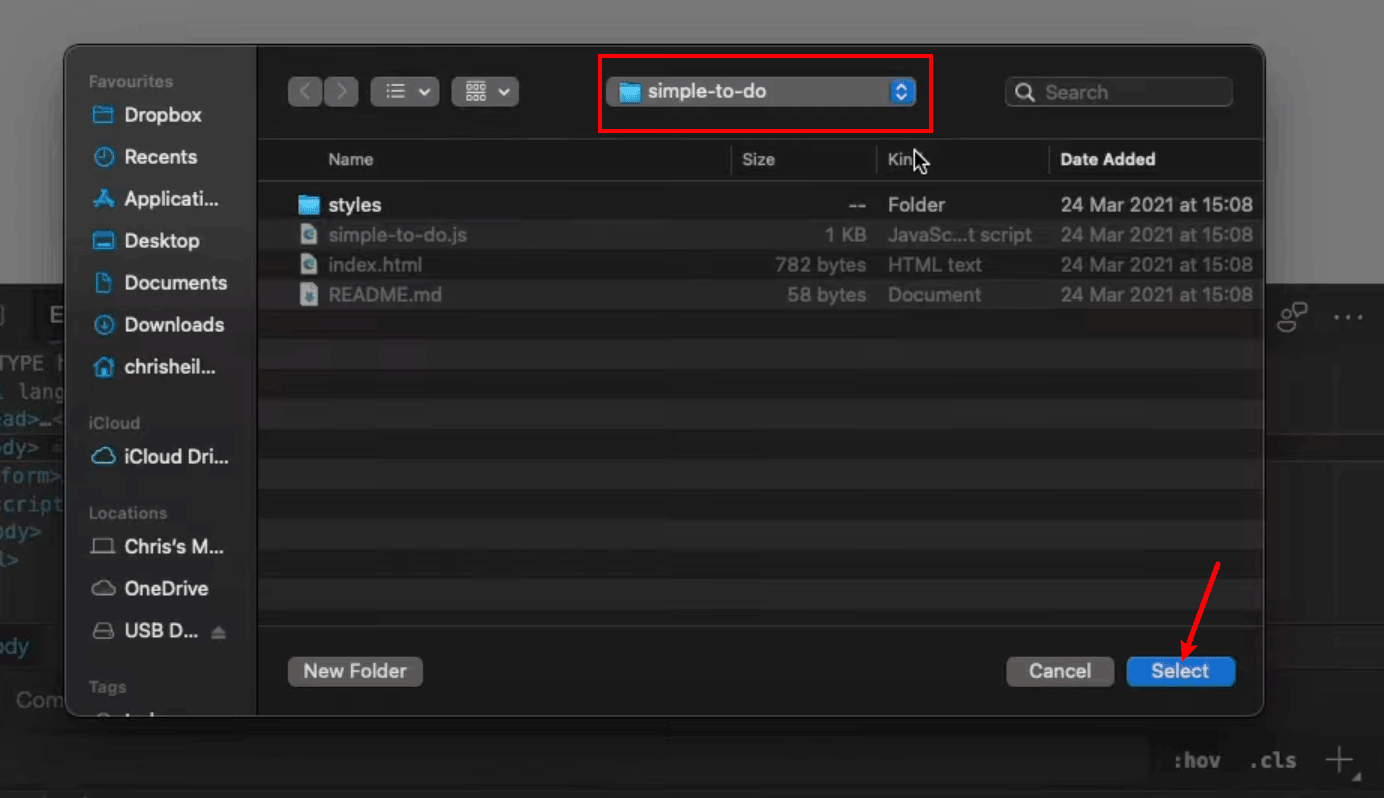 Edge浏览器开发者工具代码修改同步到Vscode中(图9)