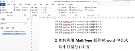 如何更改MathType中公式的自动编号(图4) 插入自己想插入的公式序号