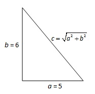 Word中无法对MathType公式组合怎么办(图1) 直角三角形及三边