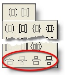 如何使用MathType标记公式(图2) MathType括号模板
