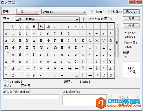 MathType 如何编辑百分号(图3) MathType百分号