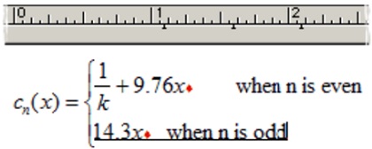 如何在MathType中使用制表符格式化公式(图7) 等式3