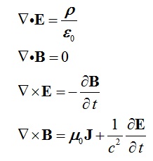 手把手教你利用MathType输入麦克斯维方程组微分形式(图1) 麦克斯维方程组