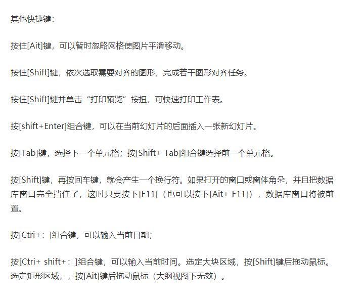 电脑/玩转Word快捷键,这六大快捷键,你知道多少?(图11)