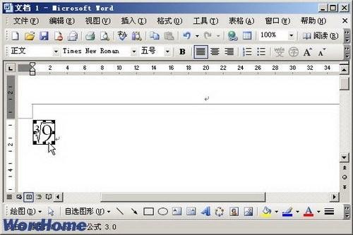 在Word中怎样输入数学公式?