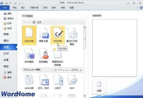 了解Word2010中的