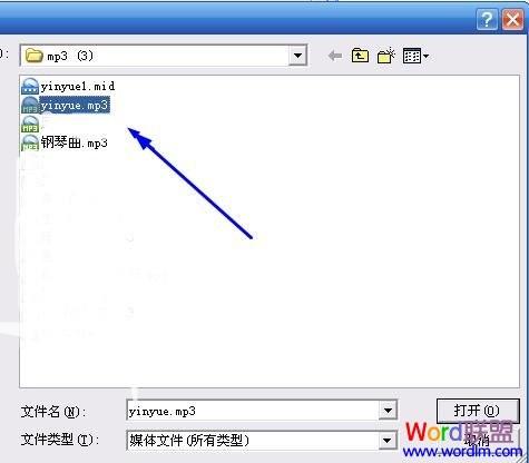 在word中插入音乐(图10) 在word中插入音乐