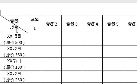 word怎么绘制一份营销型表格的套餐价格表?(图12) word怎么绘制一份营销型表格的套餐价格表?(图12)