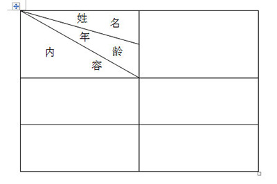 Word如何制作多斜线表头 Word制作多斜线表头方法(图6) Word如何制作多斜线表头 Word制作多斜线表头方法(图6)