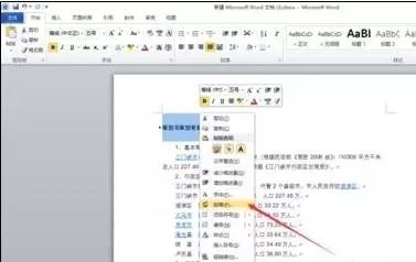 word中在左侧显示目录的方法(图2)