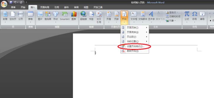 word中怎么插入abcd英文字母的页码?(图3)