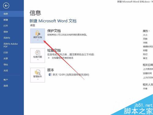 word2016如何设置密码保护?word2016加密文档教程(图3) word2016如何设置密码保护?word2016加密文档教程
