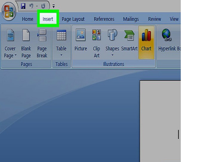 如何在Microsoft Word中添加图表(图3)