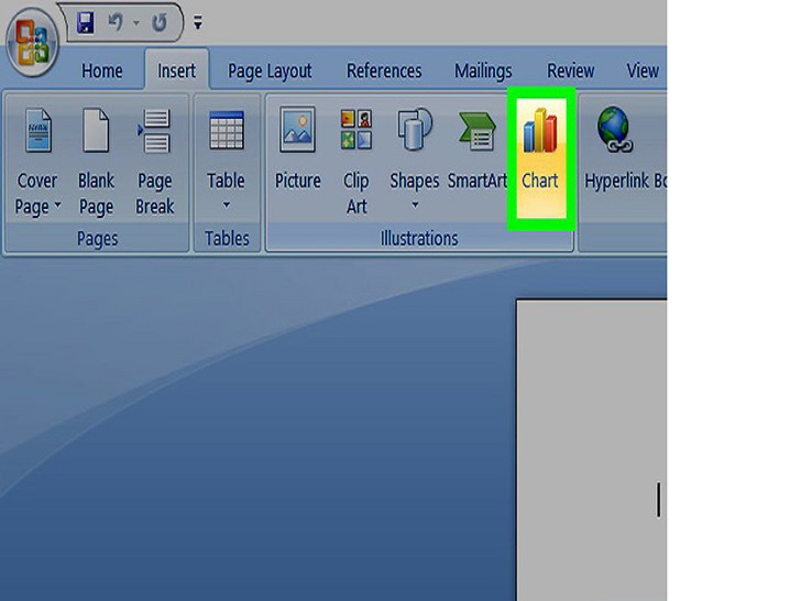 如何在Microsoft Word中添加图表(图4)