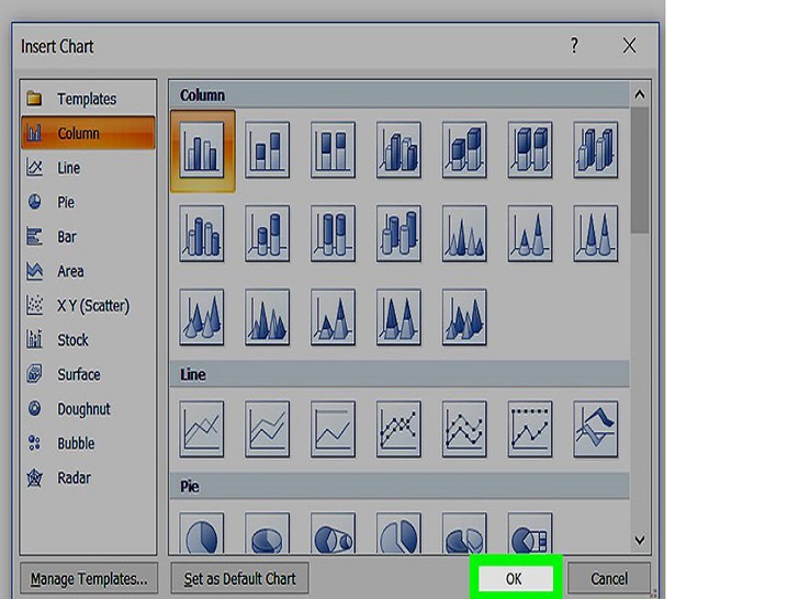 如何在Microsoft Word中添加图表(图6)
