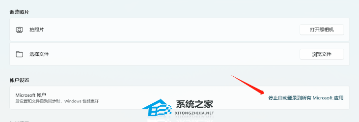 Win11设置界面没有停止自动登录到所有Microsoft应用选项(图2)