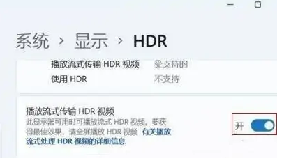 Win11怎么开启hdr功能-Win11开启hdr功能操作方法教学(图5) win11 hdr怎么开启