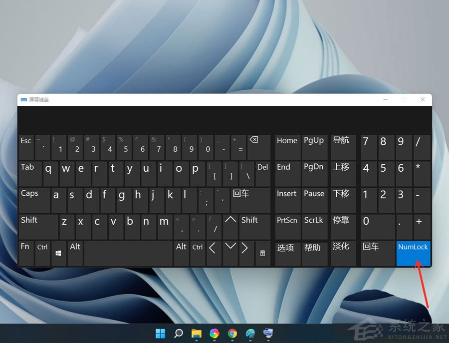 升级Win11以后数字小键盘不能用了怎么办?(图5) Win11数字小键盘不能用了
