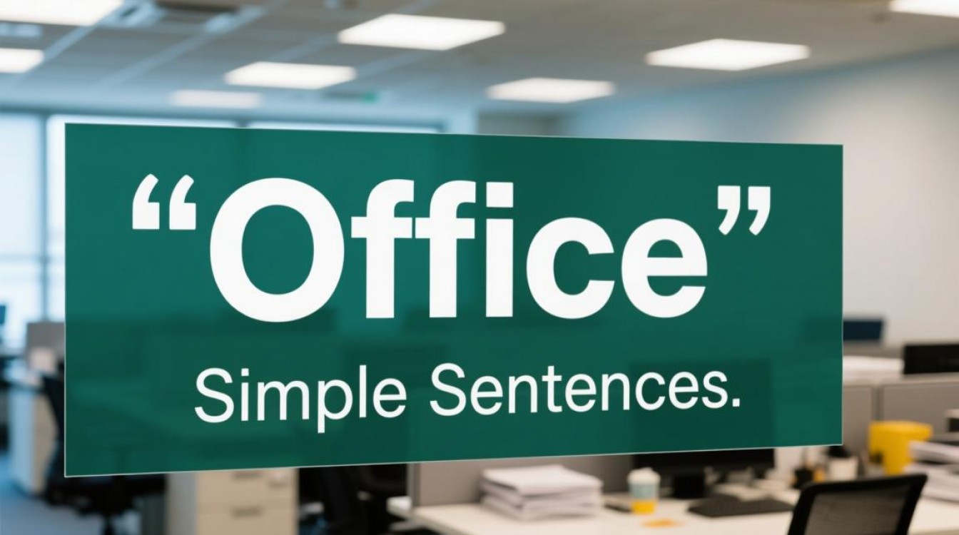 Office造句简单用英文
