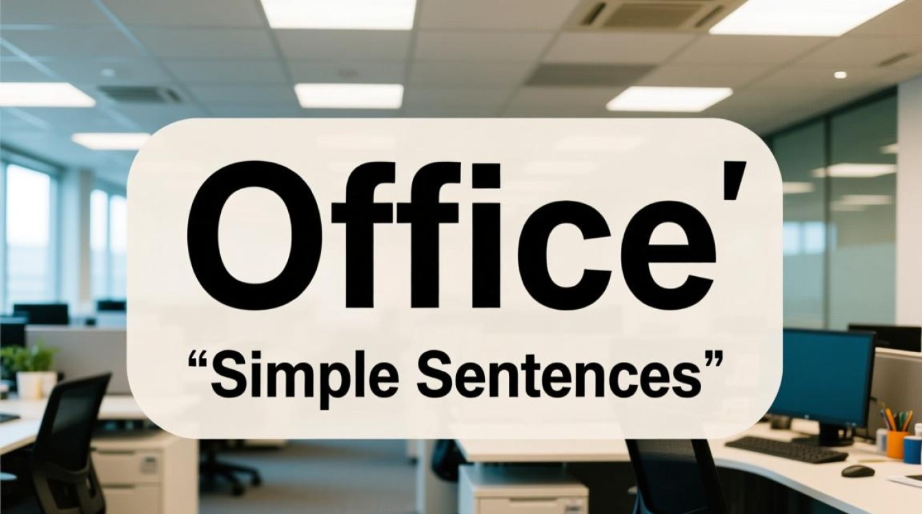 Office造句简单用英文
