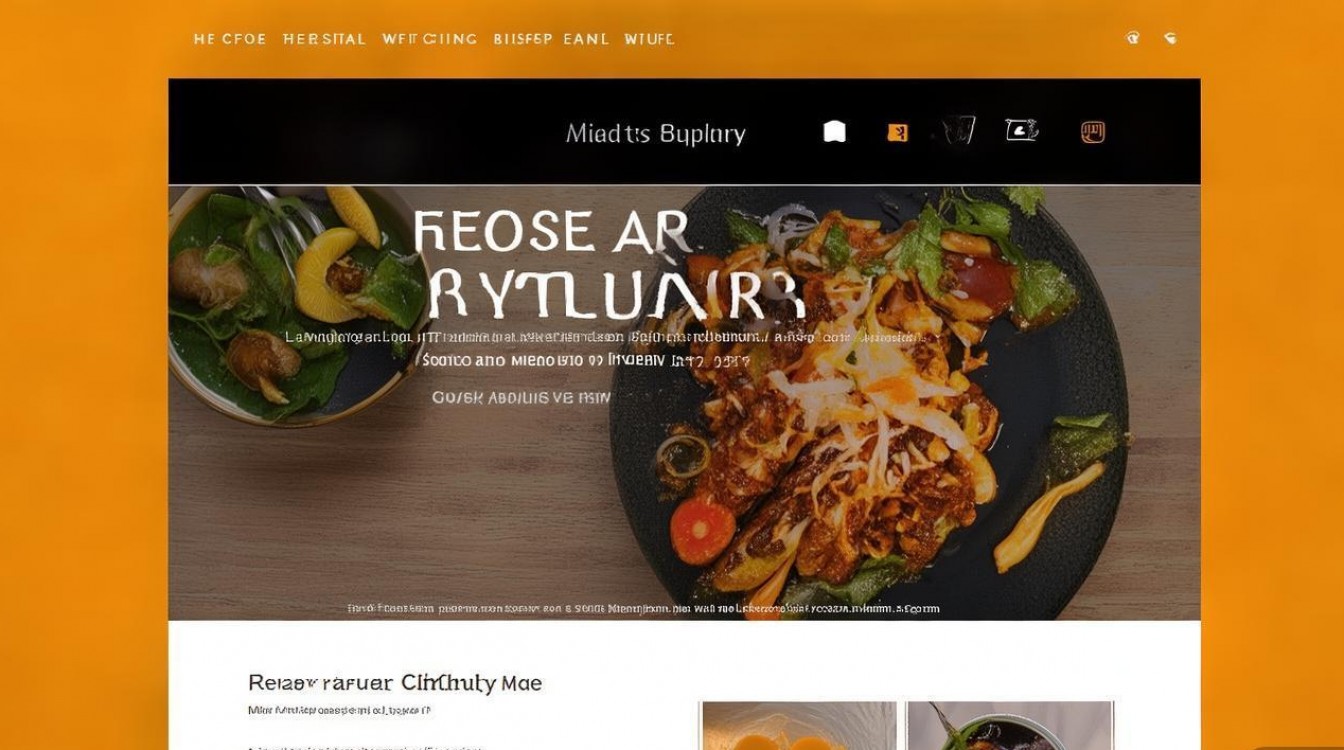 如何利用HTML5和CSS编写代码构建一个专业的美食网站页面？