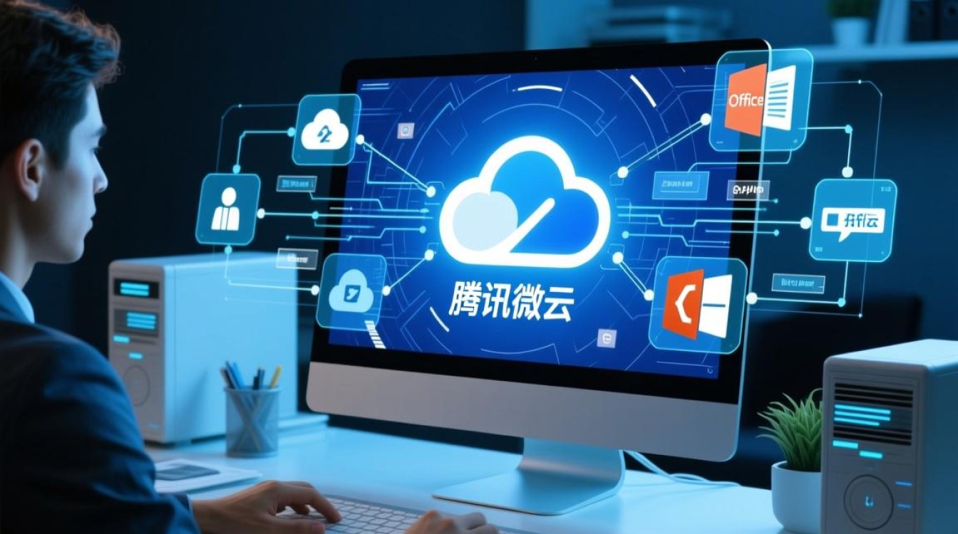 电脑office连接腾讯微云