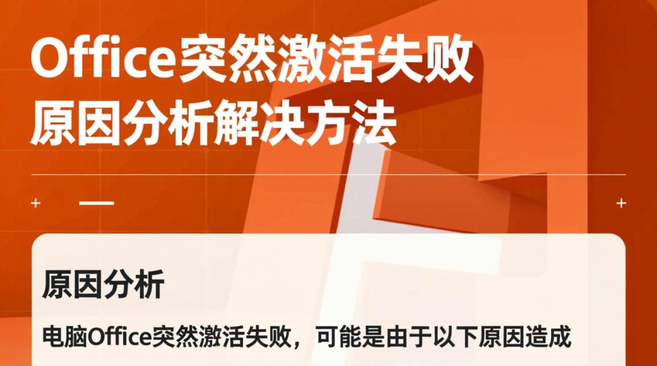 电脑office突然激活失败