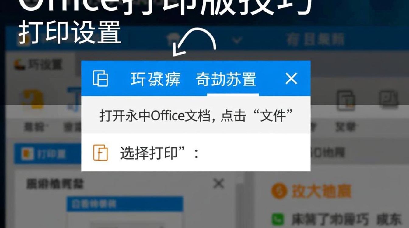 永中office打印排版技巧