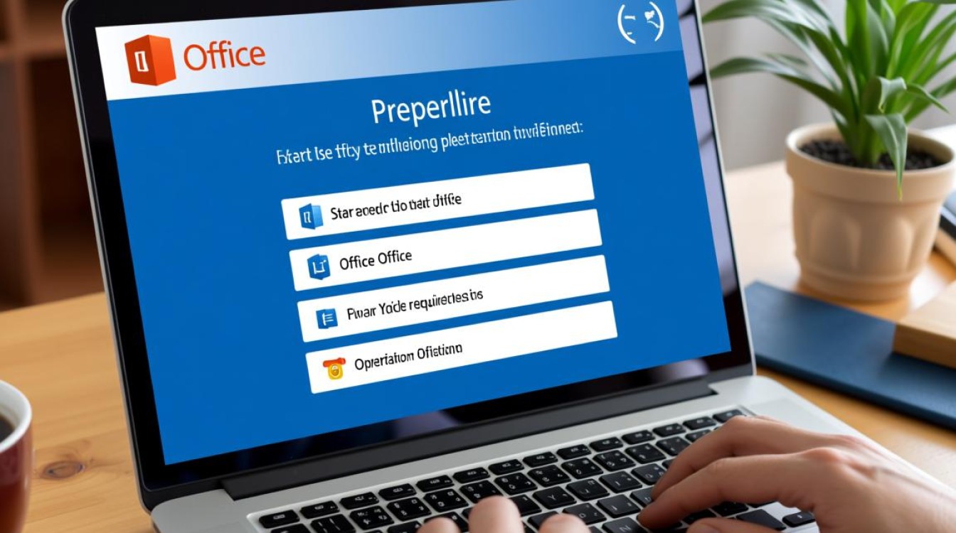 在此电脑上设置office