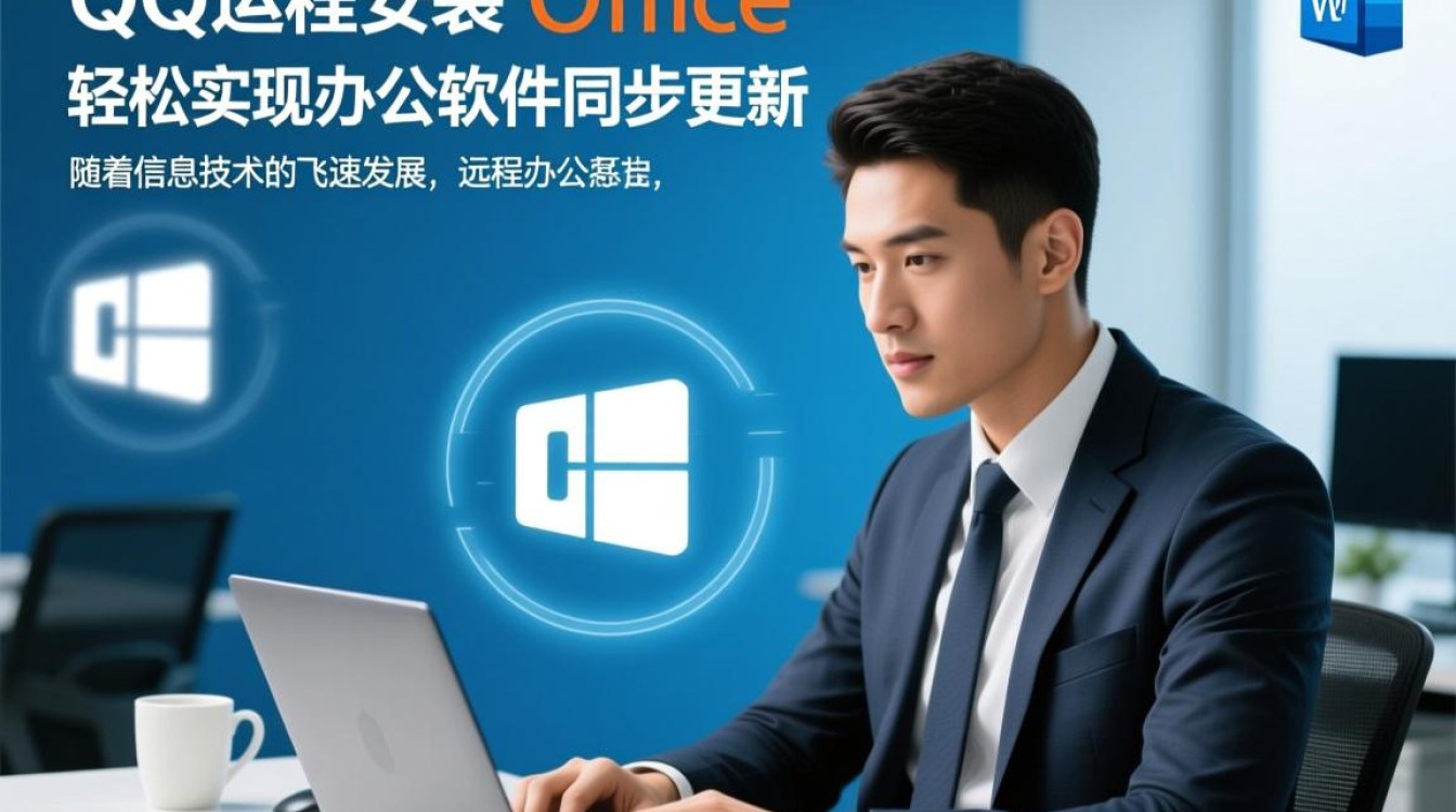 通过qq远程安装office