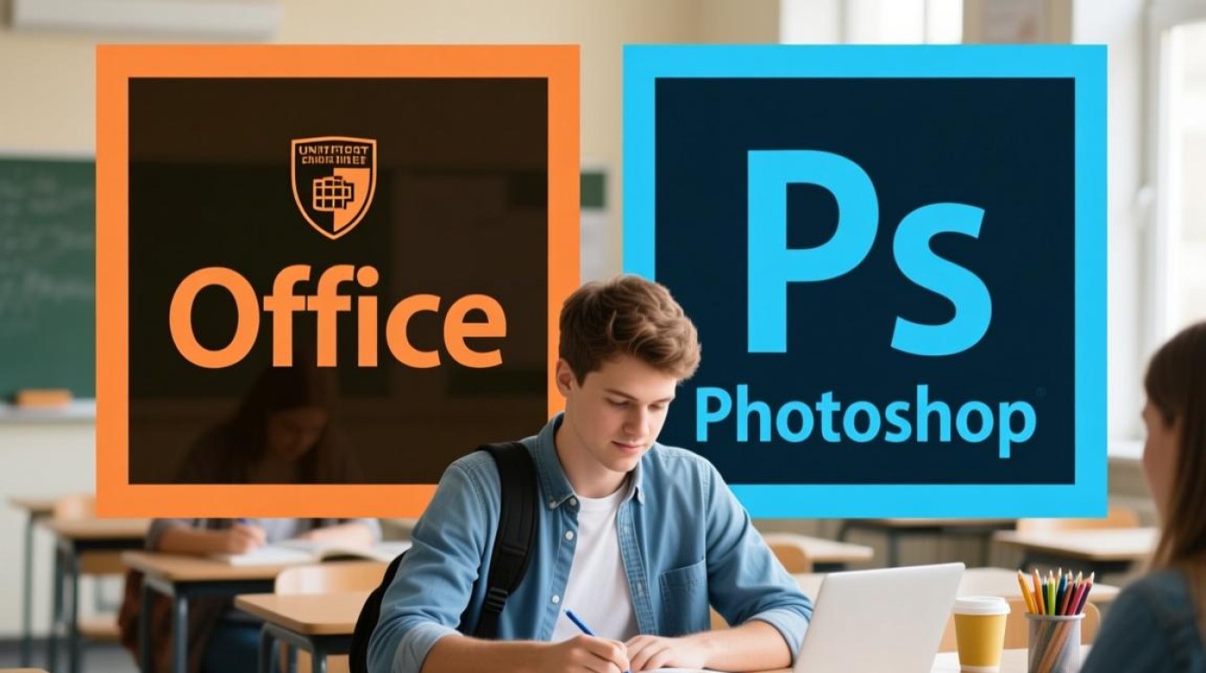 大学选课office还是ps