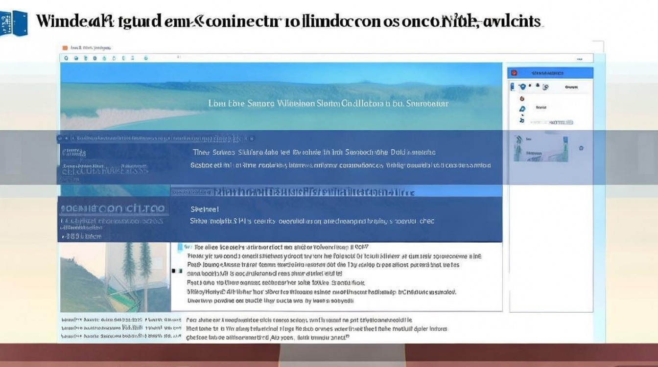 在Windows系统中，具体步骤是什么来实现与云服务器的连接？