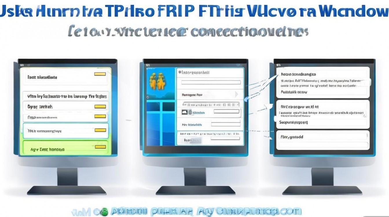 Windows连接FTP服务器时，具体步骤和设置方法有哪些疑问？