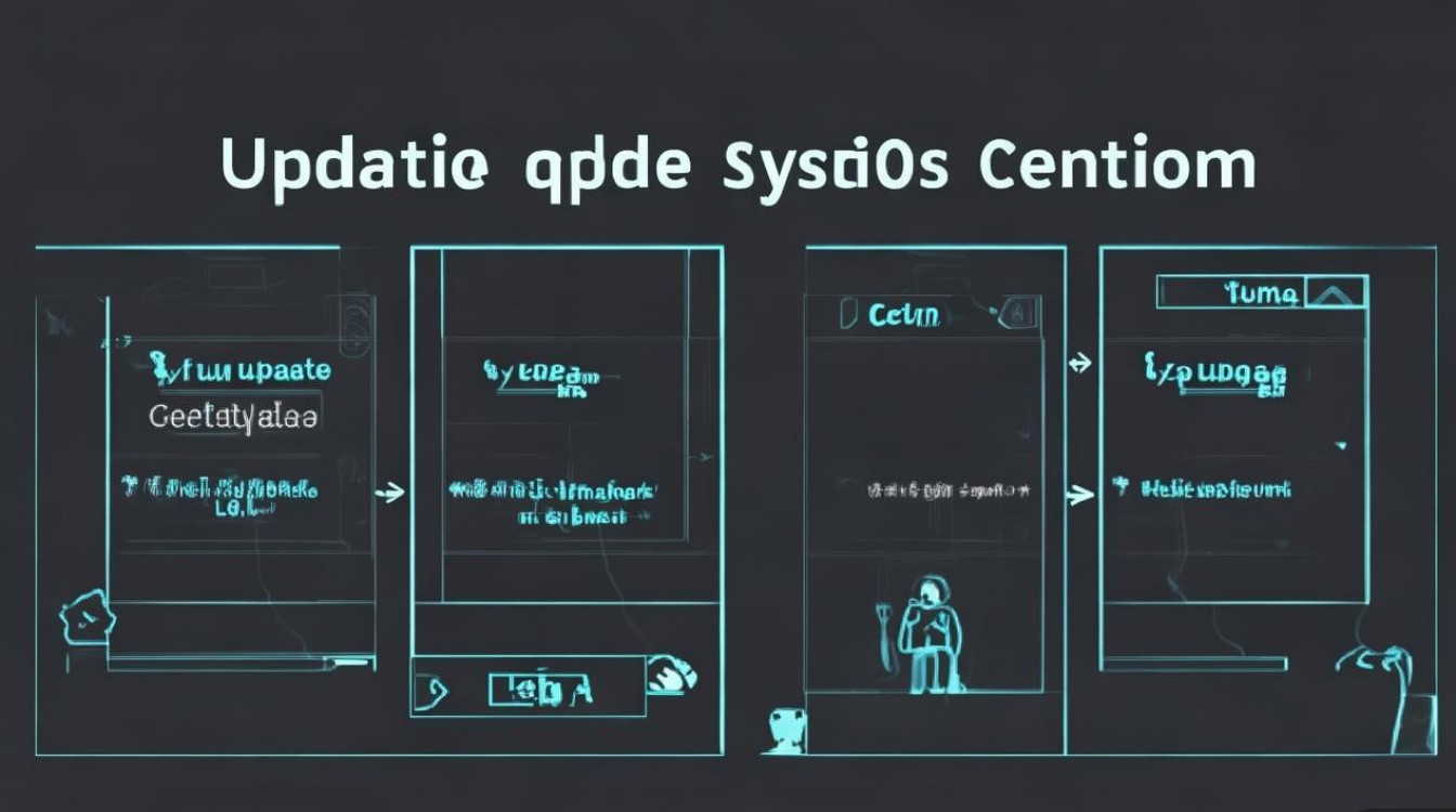 CentOS系统更新时，有哪些步骤和注意事项？
